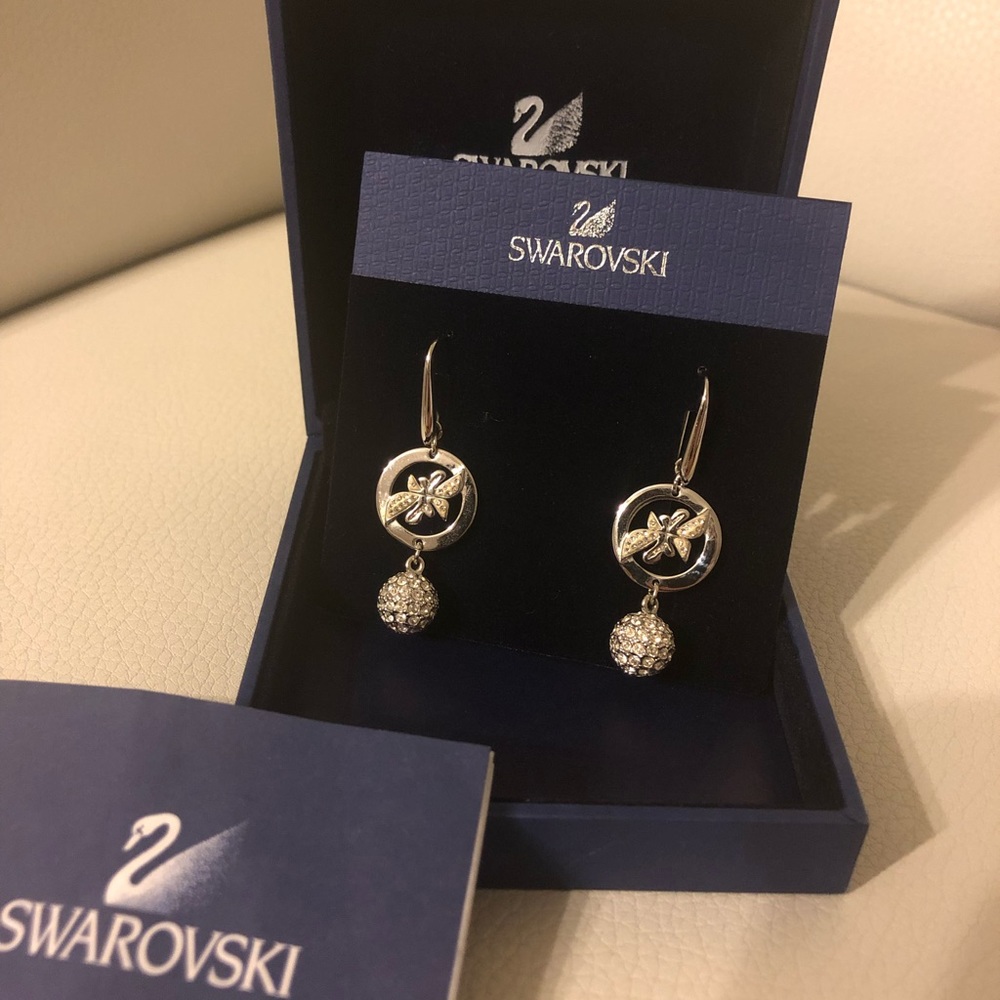 Authentic Swarovski earrings